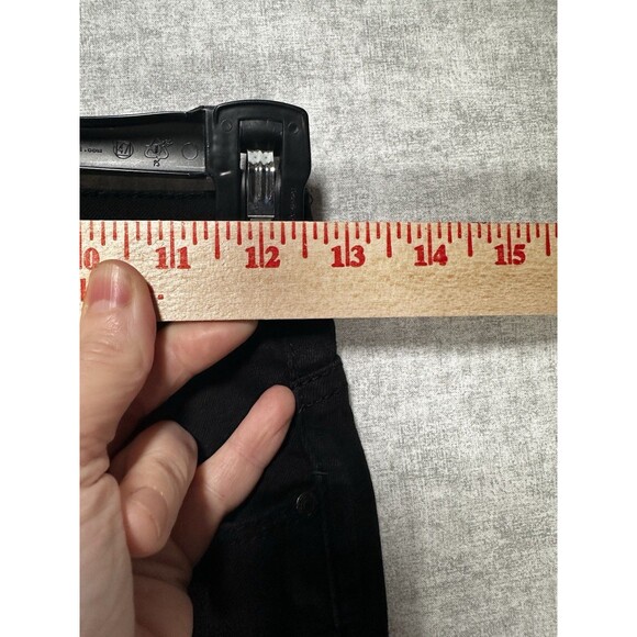 Blue Age Black Denim Distressed Juniors Size 5 Skinny Jeans - Picture 2 of 8